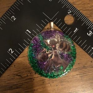 Handmade Trevenant resin charm